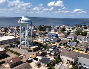 An aerial view of Seaside Park, New Jersey