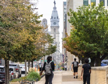School kids in Center City Philadelphia