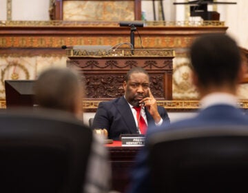 Kenyatta Johnson in a council hearing