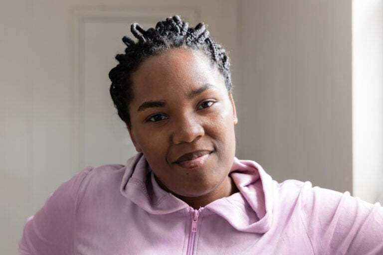 LaChenee Nelson, 24, poses for a photo