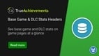 Site Feature: Base game and combined DLC stats panels