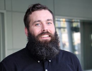 Andrew Brooking, assistant principal at Philadelphia's Blaine Elementary. (Emma Lee/WHYY)