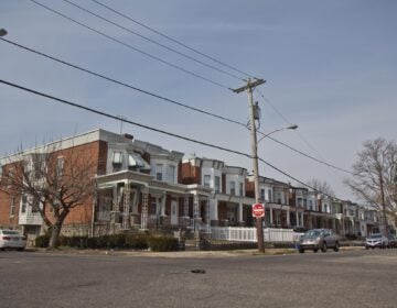 Rowhouses on North 50th Street in West Philadelphia.