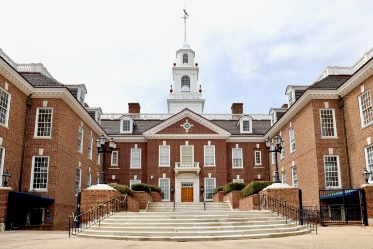 outside Legislative Hall