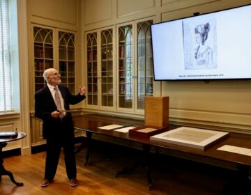 John Van Horne of the Library Company of Philadelphia shares some of the documents his institution contributed to the exhibit