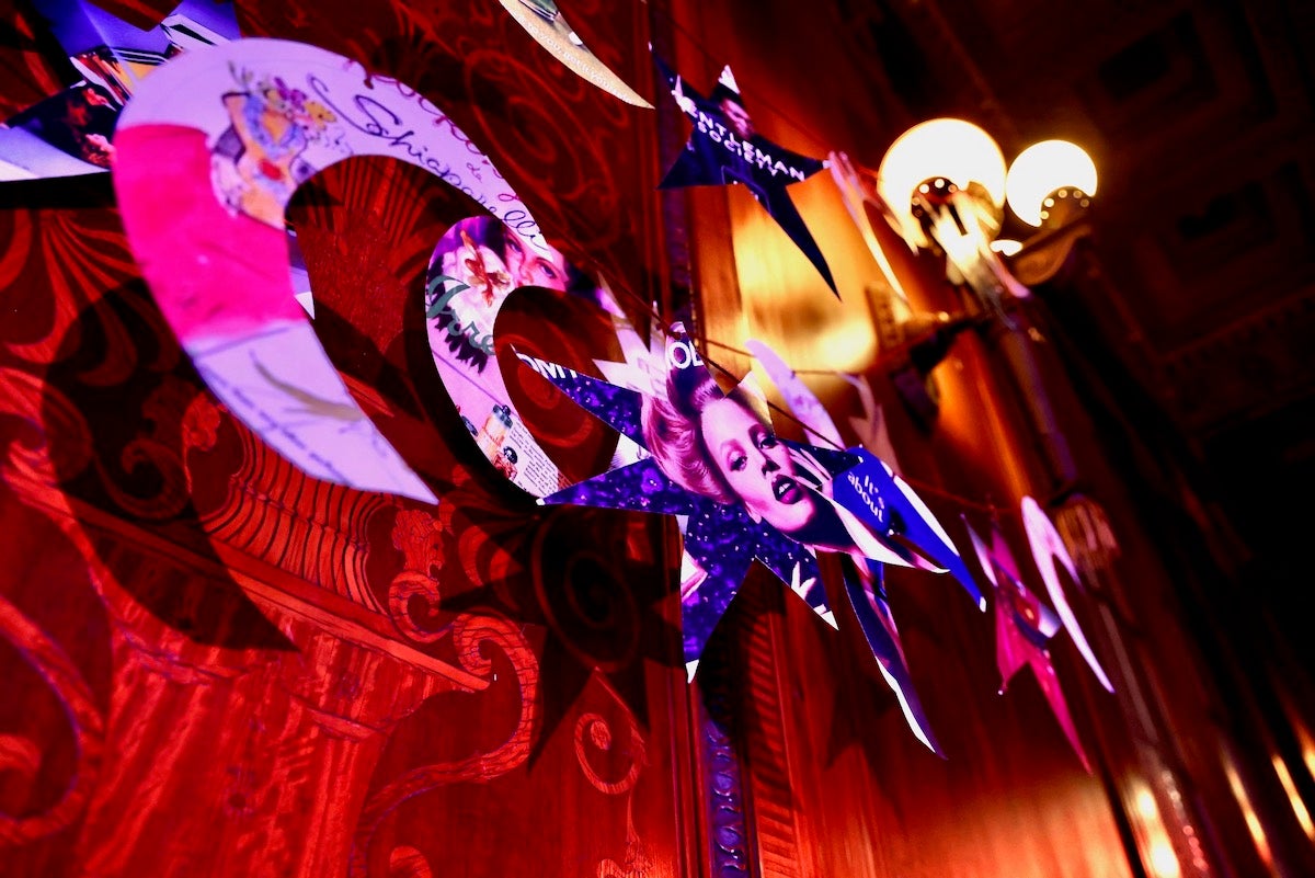 Greek Hall decorated by the Bearded Ladies