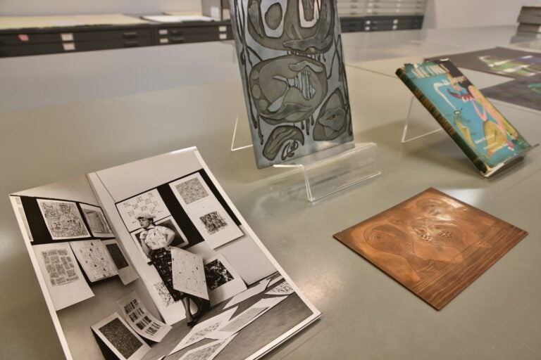 works by textile artist Laura Jean Allen