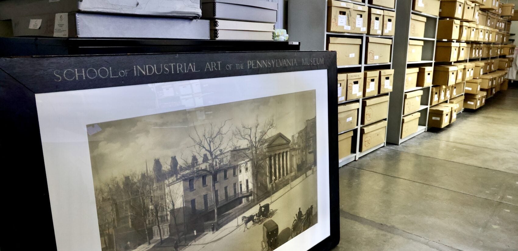 A photograph of the School of Industrial Art of the Pennsylvania Museum