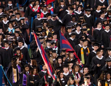 Students arrive for the University of Pennsylvania graduation ceremony, Sunday, May 15, 2016, in Philadelphia. (AP Photo/Matt Rourke)