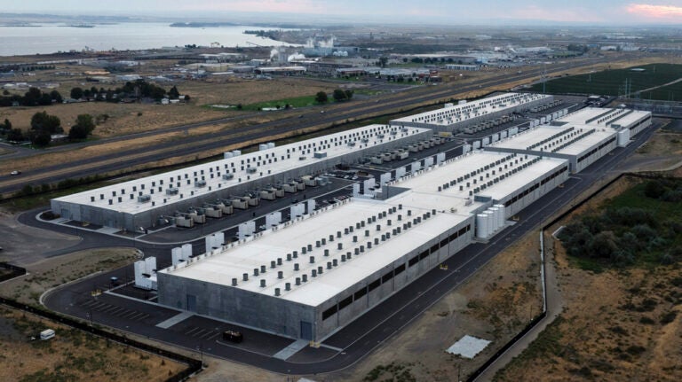 Amazon Web Services data center in Boardman, Oregon