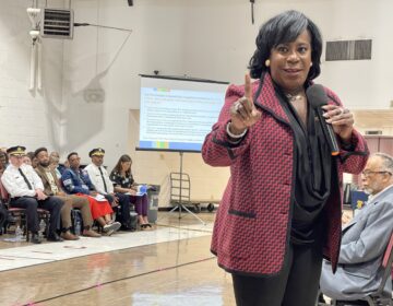 Mayor Cherelle Parker speaks