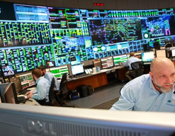 File: A view inside the control room at PJM Interconnection, which operates the electric grid for 65 million people in 13 states and the District of Columbia. (Courtesy of PJM Interconnection)