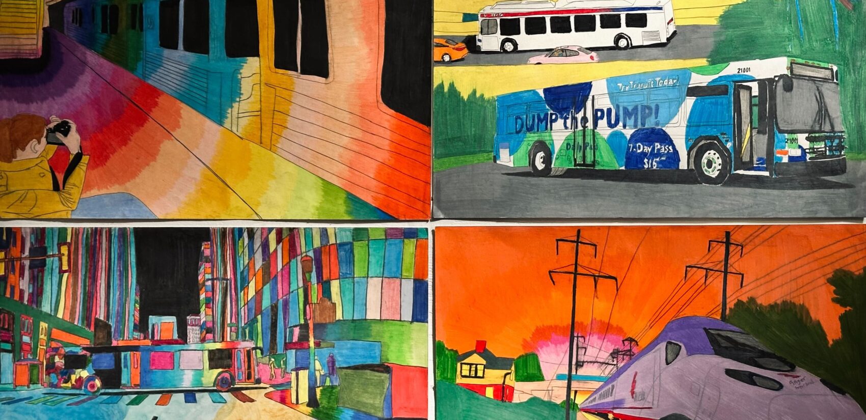 Artwork depicts what Geraldo Gonzalez explored through his work