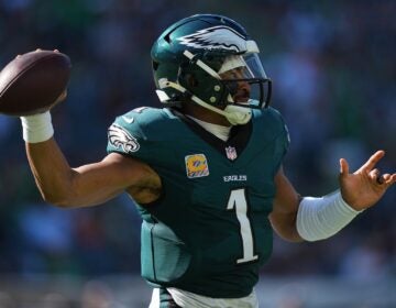 Philadelphia Eagles quarterback Jalen Hurts