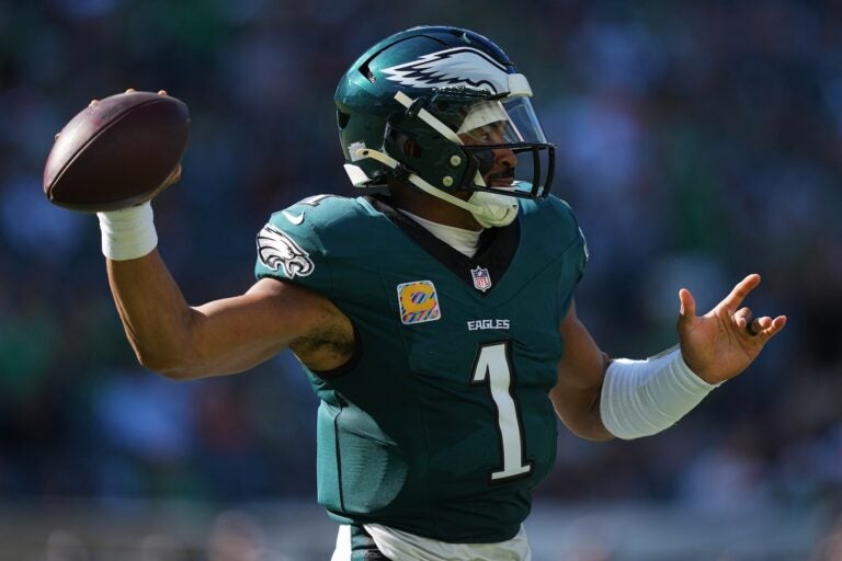 Philadelphia Eagles quarterback Jalen Hurts