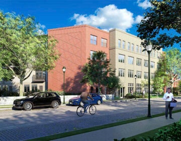 A rendering of a proposed 81-unit workforce housing development for East Mount Airy