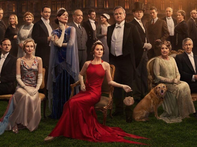 Hugh Bonneville, Paul Giamatti, Dominic West, and Michelle Dockery in Downton Abbey: The Grand Finale (2025)