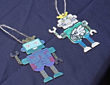 miniature handmade robots