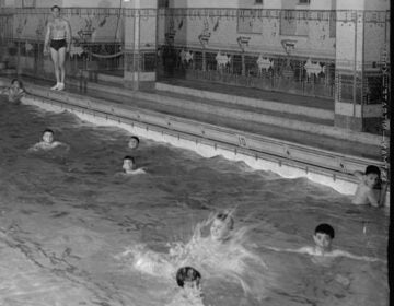 Boys swimming at the Jerusalem Y.M.C.A (G. Eric and Edith Matson Photograph Collection, Library of Congress, Prints & Photographs Division, LC-DIG-matpc-22514.)