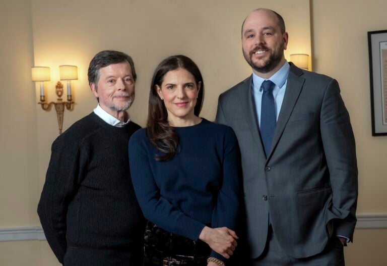 Filmmaker Ken Burns with 