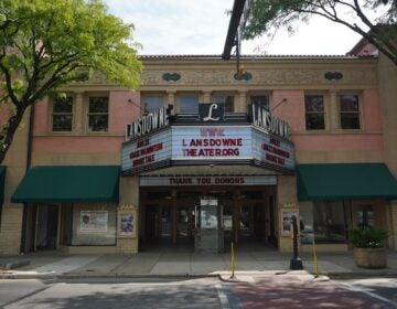 outside the Lansdowne Theater
