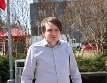 Luke Tomczuk, a member of a research team at Temple University