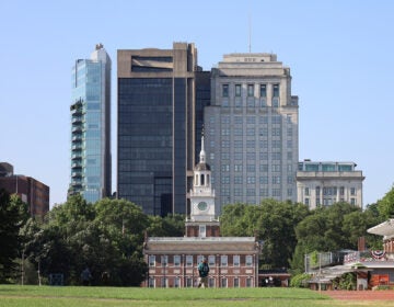 A photo of Independence Hall in Philadelphia