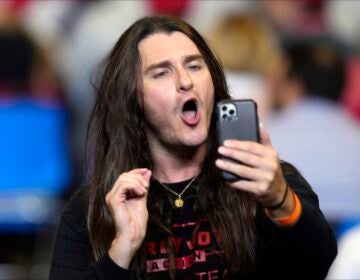 Scott Presler with his phone