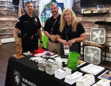 Members with the Burlington County Sheriff’s Office's inspection team at an event