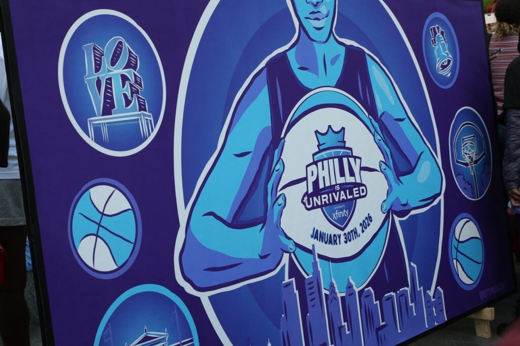 Mural Arts helped unveil an Unrivaled art piece