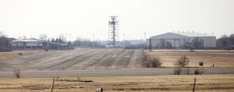 The former Naval Air Station Joint Reserve Base Willow Grove and present day Horsham Air Guard Station is shown Thursday, March 10, 2016, in Horsham, Pa. The military is checking whether chemicals from firefighting foam might have contaminated groundwater at hundreds of sites nationwide and potentially tainted drinking water, the Defense Department said. (Matt Rourke/AP Photo)